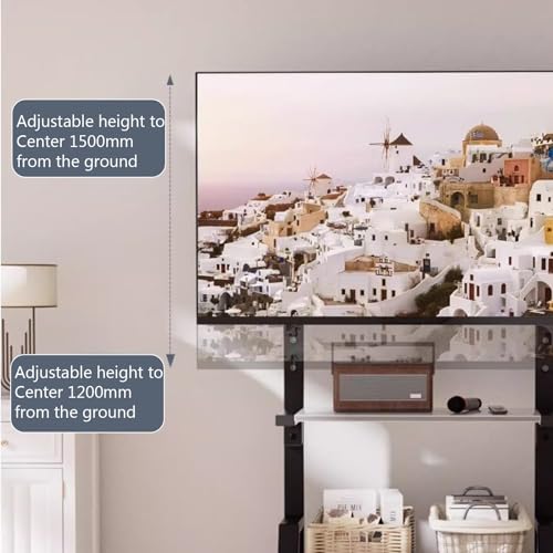 Soporte móvil para TV de 32 a 75 pulgadas con ruedas miniatura 5