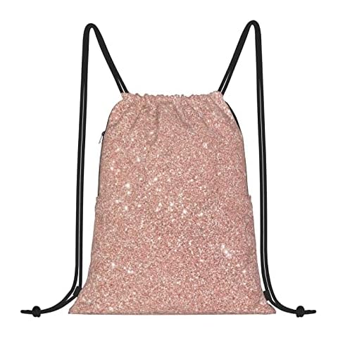 Black Gold Drawstring Backpack Bag Cover