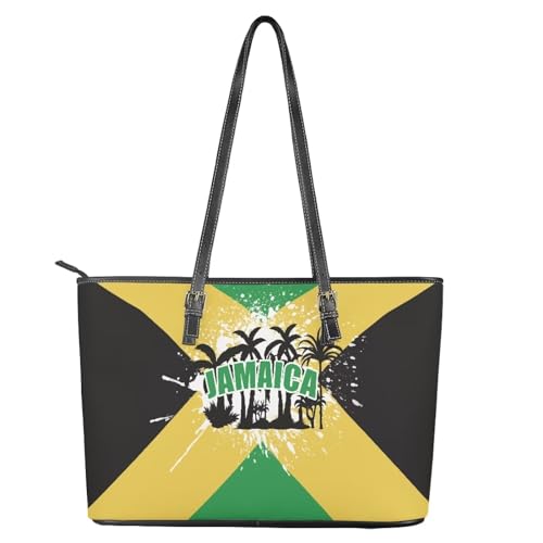 Womens Handbags PU Leather Top-handle Work Purse Large Capacity Zipper Satchel Shoulder Bag4