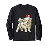 Photo Gallery bichon frise natale regalo x-mas costume amore per i cani maglia a manica Photo Gallery bichon frise natale regalo x-mas costume amore per i cani maglia a manica