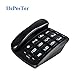 Big Button Phone for Elderly, HePesTer P-02 Amplified Corded Phone for Hearing Impaired Aid with Extra Loud Ringer Landline Telephone for Seniors Home House Phone Wall Mountable