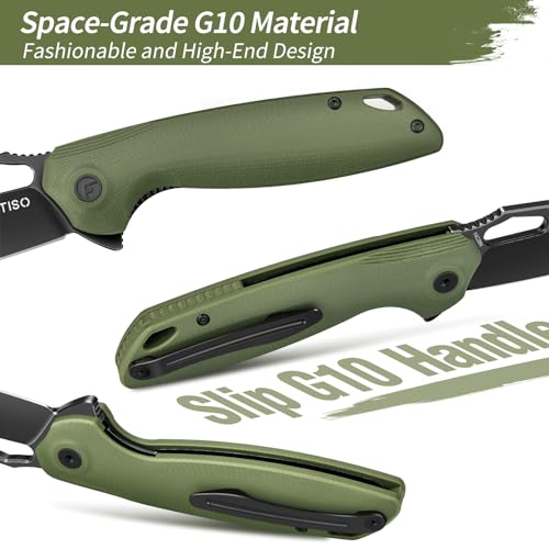 Pocket-Knife-338-Folding-Knife-Premium-Swedish-14C28N-Blade-High-End-Design-EDC-Knife-with-G10-Handle-Camping-Survival-Hiking-Knife-Best-Gift-for-Men-Women