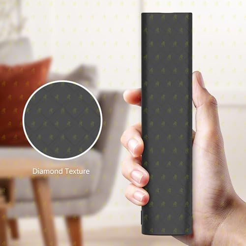 Image of RAYA Silicone Cover Compatible with 2026 Hisense TV Remote E7Q / E75Q / U7Q / A4Q / A6Q / A7Q / Q6Q Model TV Remote Protection Case (Black)