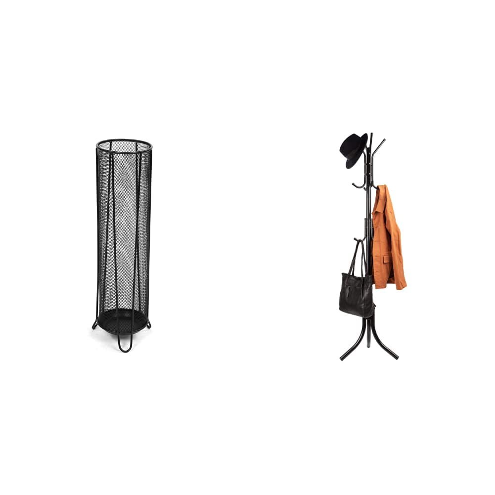 Photo 1 of Mind Reader Umbrella Rack Stand (Black)