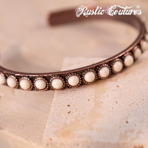 Montana West Rustic Couture's Bohemian Turquoise Cuff Bangle Bracelets for Women Cowgirl4