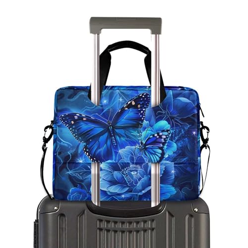 Funda para portátil ALAZA Blue Rose Butterfly 13-15.6 pulg miniatura 3