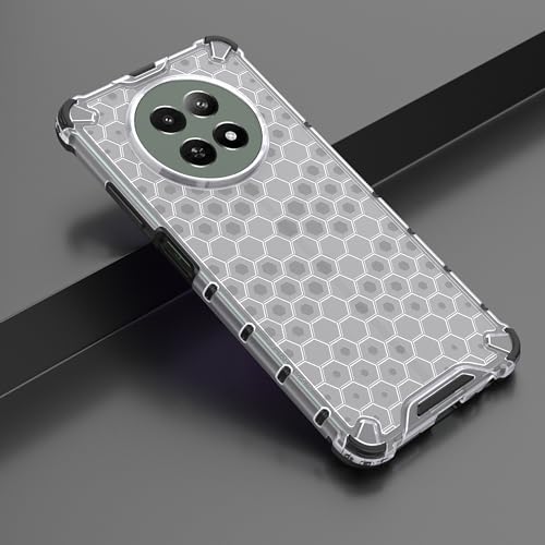 Image of Hard PC Back Case Cover for Realme 13 5G Anti Slip Ultra Thin Shockproof Reinforced Corners (Polycarbonate|Clear)