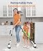 Electric Spin Scrubber, Cordless Cleaning Brush, Bathroom Shower Scrubber with 7 Replaceable Brush Heads, 2 Adjustable Speeds, Extension Handle, IPX7 Waterproof for Tub Tile Floor Car13.