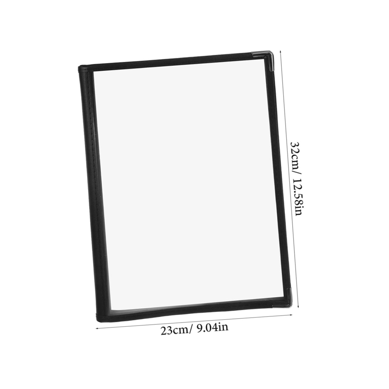 STOBAZA 2pcs Menu Folder Menu Hold Bar Cafe Restaurant Book Commercial Restaurant Menu Binders Holder Cover Page Menu Books Black Menu Book LED Menu Book Menu Sleeves