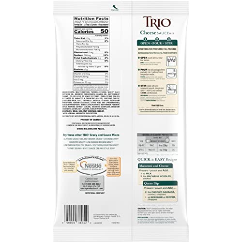Trio Cheese Sauce Mix Club Pack 32 Oz (Pack Of 1) #TOP4