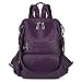 Uromee Travel Backpack Purse for Women Vegan Leather Ladies Fashion Tassel Shoulder Bag Convertible
