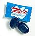 Zotz Fizzy Old Fashioned Hard Candy Fruit Flavored Blue Raspberry Candy, Individually Wrapped Hard Candy -Filled Hard Candy - Gluten -Free, From Italy Since 1970 (Bag 46 Units)