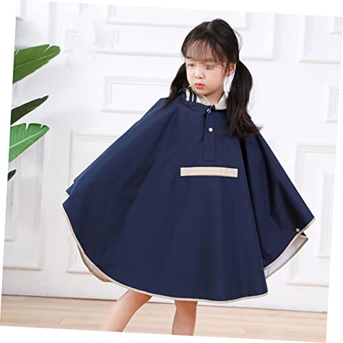 Boys Rain Jacket Kids Kids Raincoat Poncho Cape Hooded One-piece Rainwear Size s3