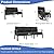 ALAULM Aluminum Patio Furniture Set with 2 Swivel Chairs 7-seat Metal Outdoor Furniture Patio Sectional Sofas Patio Conversation Set w/5.1" Cushions for Patio, Backyard, Poolside-Black
