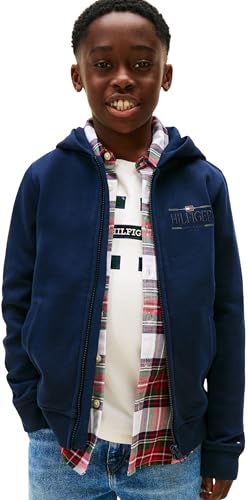 Sweat Tommy Hilfiger zippé pour changer facilement votre bébé garçon de 9 mois