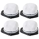 Aunifun 4 Pack Dust Cup Filters for Shark SV75Z Pet-Perfect Cordless Bagless Portable Hand Vacuum and for Shark SV780 for Shark SV726N, Replacement Part# XF769, XSB769N, XSB769, XSB736N