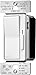 Eaton DLC03P-W 300-Watt Dimmable LED/Compact Fluorescent/600-Watt Incandescent/Halogen Decorator Dimmer with Preset, White