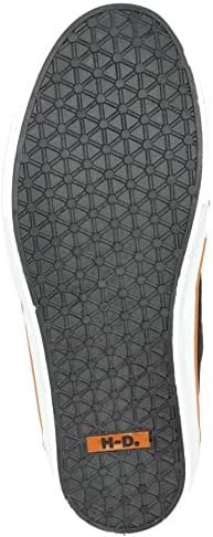 Harley-Davidson Women's Wrenford Sneaker, Black/Orange, 9.5 | Image 3