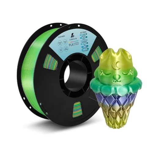 Lumizone Silk PLA Filament 1.75mm Forest 3D Printer Filament Dimensional Accuracy +/- 0.02mm, 1KG Spool(2.2lbs) Printing Filament Fit with Most FDM 3D Printers (Silk Forest)