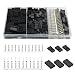 WGCD 900 PCS Universal Servo Cable Wire Connector and Male Female Crimp Pin Kit for JR Hitec