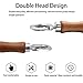 BAYTORY 3Pcs Screen Rolling Tool Kit for Installing Door Mesh Screens Window, Screen Spline Roller Tool with Wooden Handle and Steel Bearing Wheels, Durable and Easy to Use