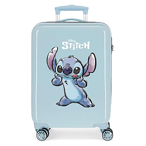 Disney Stitch Naughty Make A Face Maleta De Cabina Azul 38x55x20 Cms Rígida Abs Cierre De Combinación Lateral 34l 2 Kgs 4 Ruedas Dobles Equipaje Mano Disney Stitch Naughty Make A Face Maleta De Cabina Azul 38x55x20 Cms Rígida Abs Cierre De Combinación Lateral 34l 2 Kgs 4 Ruedas Dobles Equipaje Mano