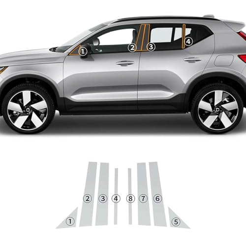 Película de TPU para faros delanteros y pilares de Volvo XC40 Recharge 2