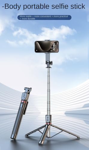 Trépied extensible 177,8 cm XIHAMA avec perche à selfie et télécommande pour smartphone