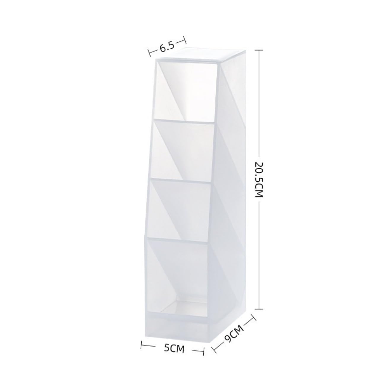 Portalapices Caja De Almacenamiento De Brochas De Maquillaje, Lápiz Labial Inclinado, Espejo, Gabinete, Caja De Lápiz Labial, Caja De Almacenamiento De Cosméticos De Escritorio Portalápices para Bolíg