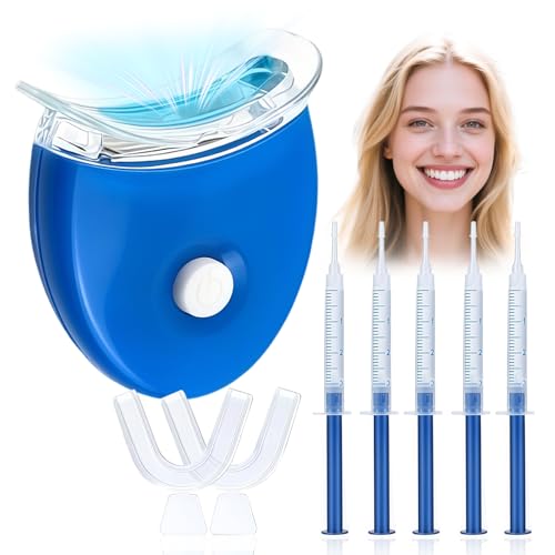 Kit Blanqueador Dental, Gel Profesional para Dientes más Blancos(Azul claro)