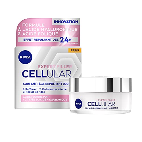 Hyaluron Cellular Filler Day Care + Firmness SPF15(1x50ml),富含木兰和透明质酸的抗衰老面霜,适合所有皮肤类型的女性面部护理