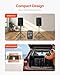VEVOR Portable PA System with Microphone, 300W Powered, Sound System with 8 Channel Mixer, Dual 8'' Speakers, Wireless Bluetooth, Compact Stands, USB SD XLR RCA Inputs, for DJs Events Indoor &Outdoor