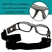 BLUE CUT Safety Basketball Goggles For Kids for Outdoor Sports Activities Soccer Football Anti Fog Lenses (Black)
