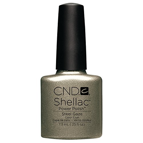 CND Shellac Esmalte de Uñas de Gel, Tono Steel Gaze