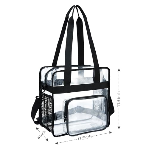 Clear Tote Bag Heavy-Duty Purse - Work Totes Purse Large Concert College Sports3