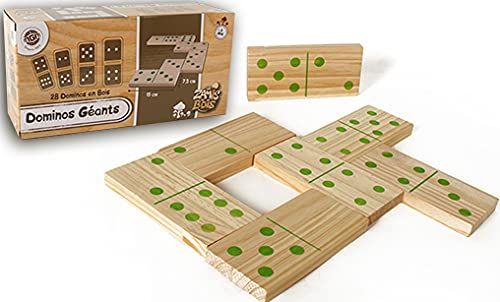 Los zamibois - 140788A-15 cm - Madera Dominos Gigantes a Partir de 3 años, 140788A Cover