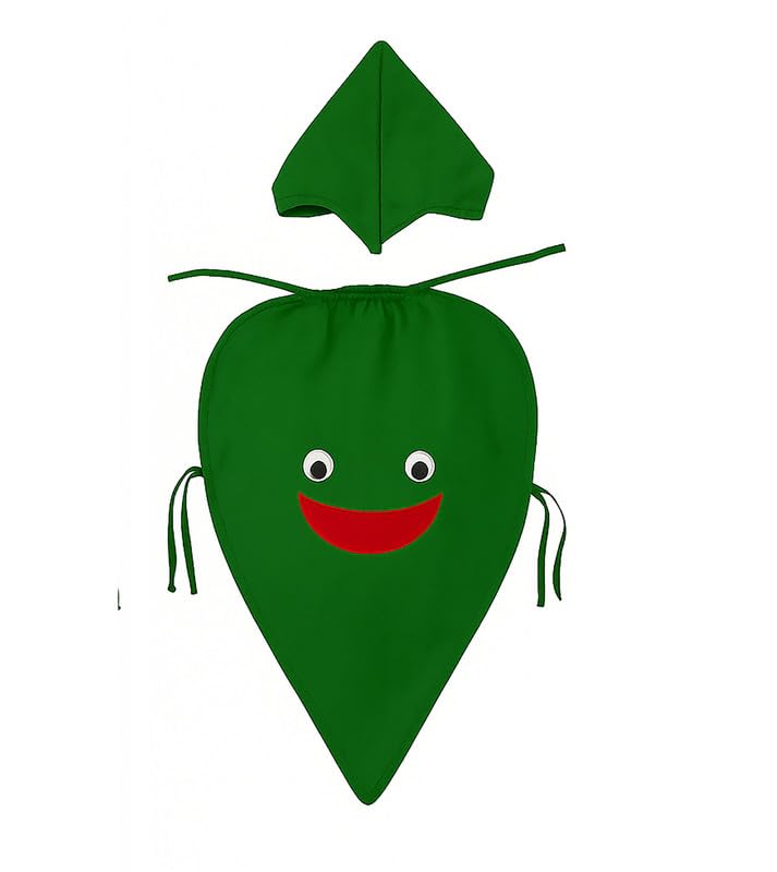 Image of FancyDressWale Fruit & Vegetable Fancy Dress Costume for Kids | Free Size 2-10 Years | School Fancy Dress, Stage Shows, Theme Parties