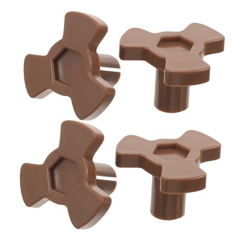 Sosoport 4 piezas Microondas Repuesto Soporte Y Eje Acoplador Giratorio para Bandeja de Horno Compatible con Microondas con Eje Corto
