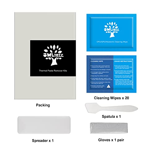 OwlTree Thermal Paste Remover Kits for CPU, GPU, Heatsink etc (20 Pieces Wipes) by OwlTree - Image 4