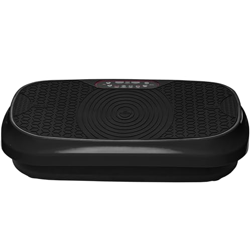 LifePro Vibration Plate Exercise Machine Waver Mini Oscillation Vibration Plate for Lymphatic Drainage & Weight Loss with 200W Quiet Motor 99 Speed Setting & 117 KG Weight Capacity (Black)