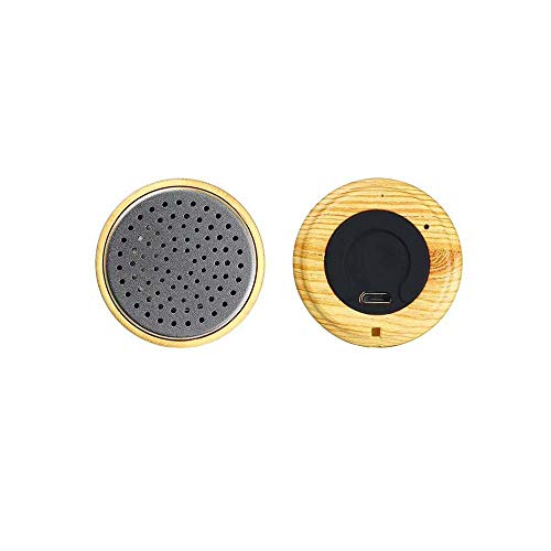 Altavoz Bluetooth JIA Audio con luz de madera creativa y conexión Plug-in 5