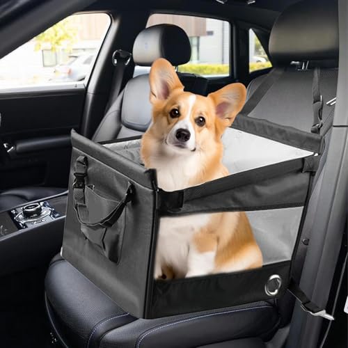 Siège d'auto de chiot et chaton avec panier booster imperméable voiture - 3