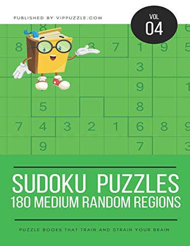 Sudoku Puzzles - 180 Medium Random Regions (Volume)