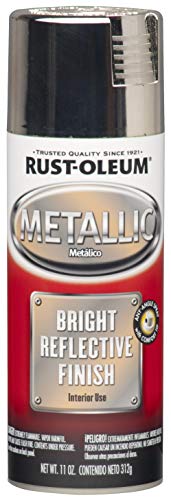 Rust-Oleum 248652 Automotive Metallic Coating Spray, 11 oz, Metallic Chrome Gloss #1