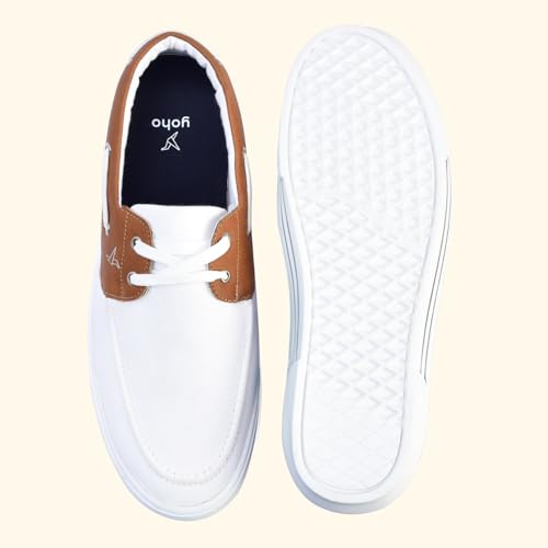 Image of YOHO Sailor Men's Versatile Stylish Breathable Canvas Boat Shoe