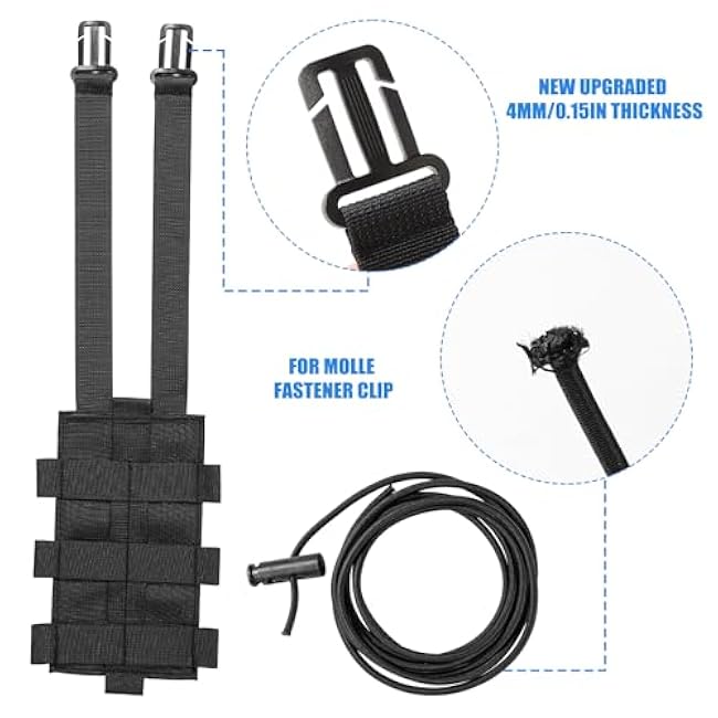 2pcs Water Bottle Holder for Molle, Nylon Sports Bottle Pouch Carrier Bag with Drawstring Top Mesh Bottom Bottle Carrier Cup Holder for Outdoor Camping