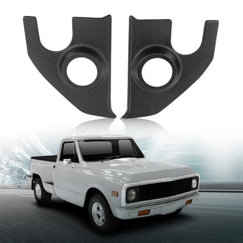 LQI Speaker Kick Panels Pair Compatible with Chevy Blazer C10 C20 C30 Suburban Pickup 1967 1968 1969 1970 1971 1972 Black Left and Right Speaker Kick Panel