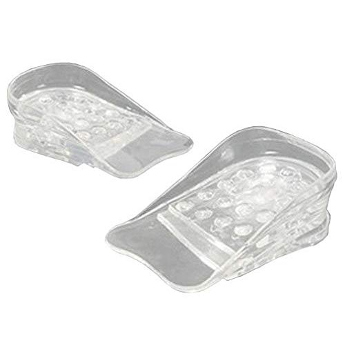 Froomer Paire de talonnette grandissante en silicone gel mixte semelle(5 Segment silicone insole)