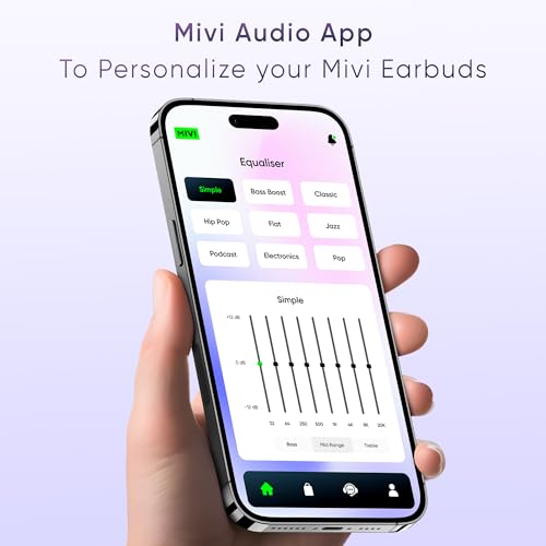 Image of Mivi SuperPods Immersio[Flagship Launch] | Dolby Audio, 3D Soundstage, 60H Battery, AI-ENC Mic, BT 5.4 | Ear Buds Wireless with Deep Bass, Fast Charging, in-Ear Bluetooth Earbuds