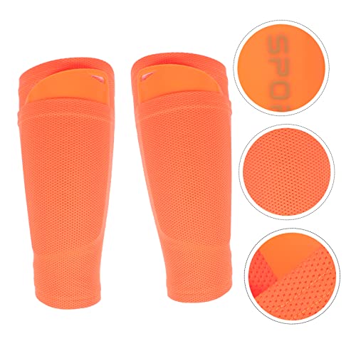 Amosfun 1 Conjunto Caneleiras Meia De Caneleira Mangas De Caneleira Crianças De Futebol Engrenagem P